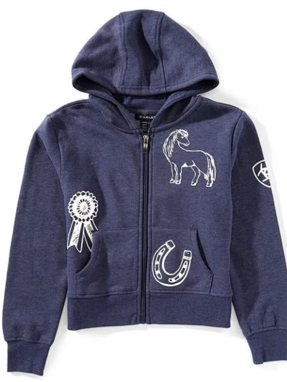 Ariat Kids Logo Hoodie Pullover Sweatshirt Western NWT | Youth K03B66